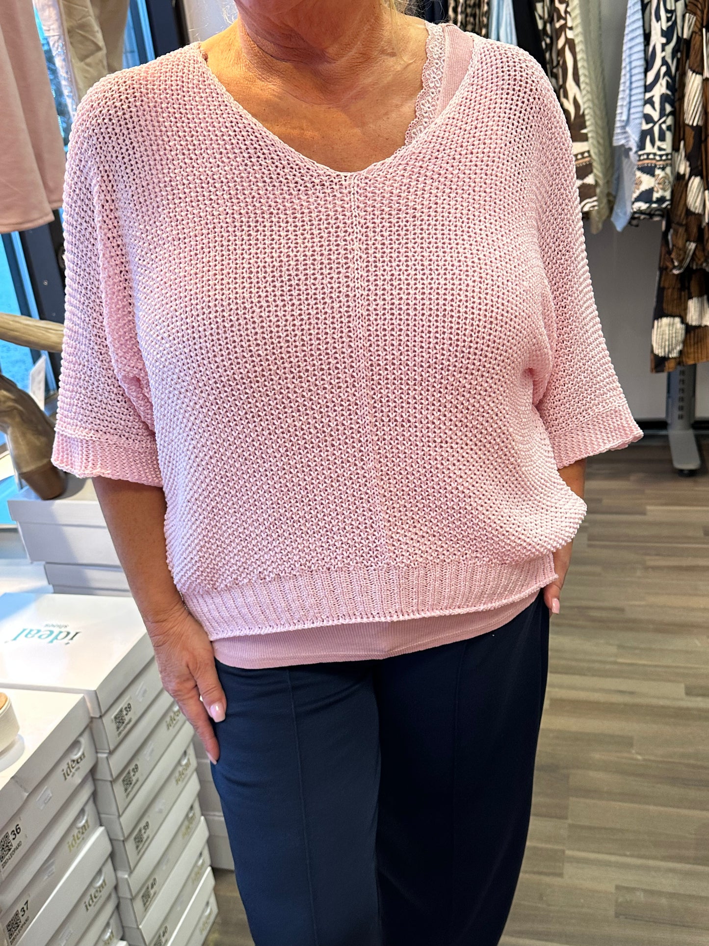 One size neule Baby Pink