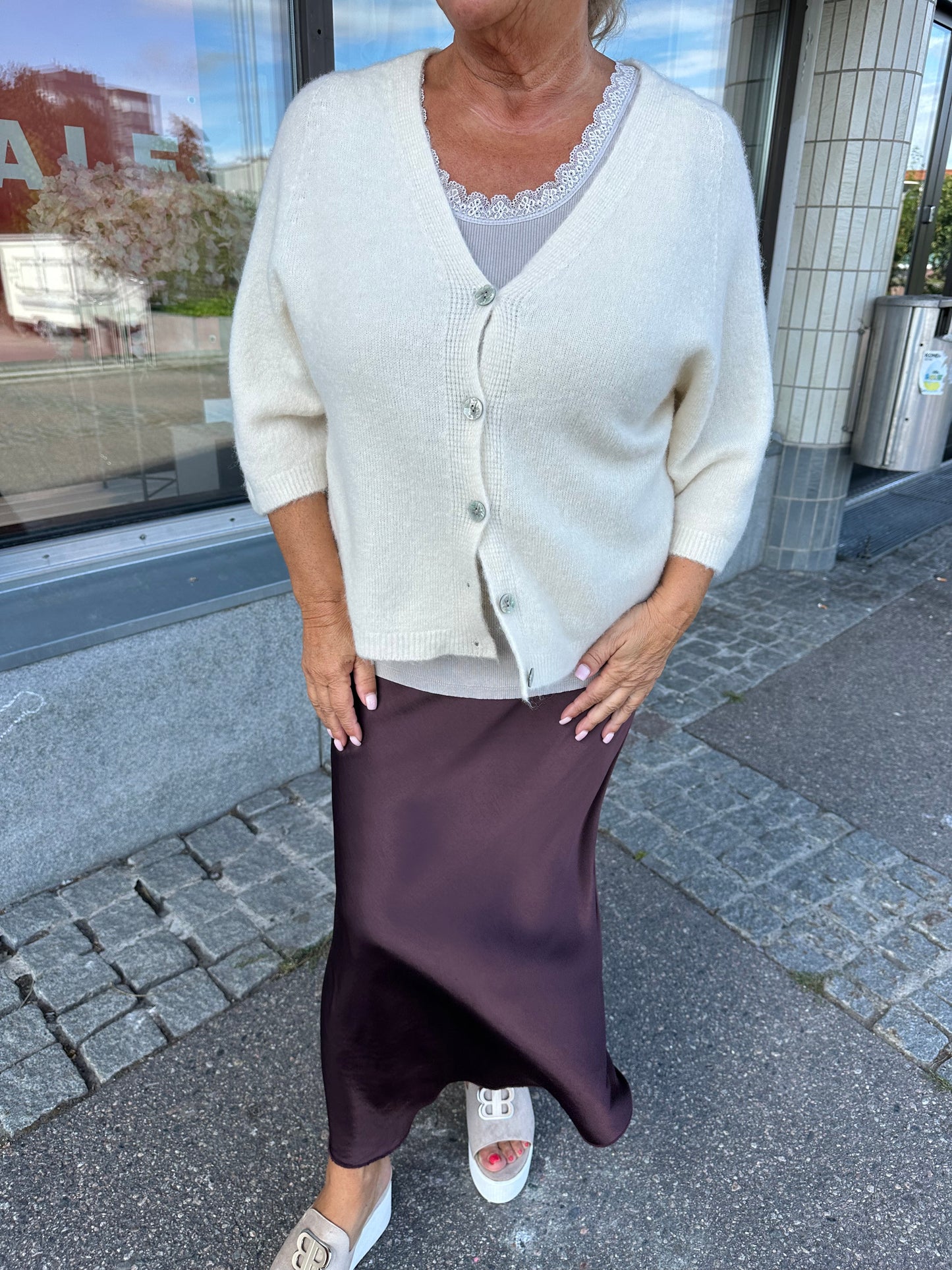 Baby Alpakka neuletakki vaalea