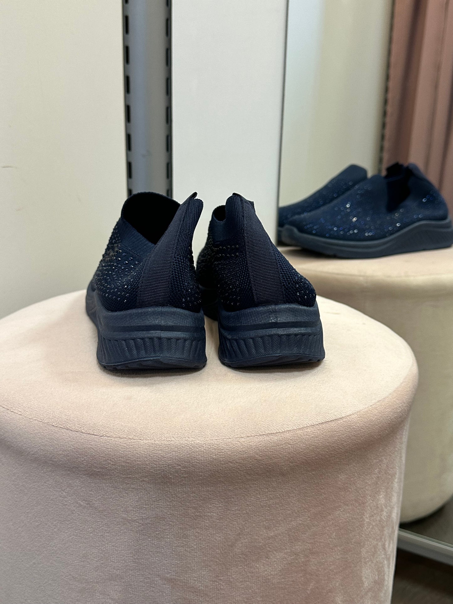 Tossutennarit blingillä sininen