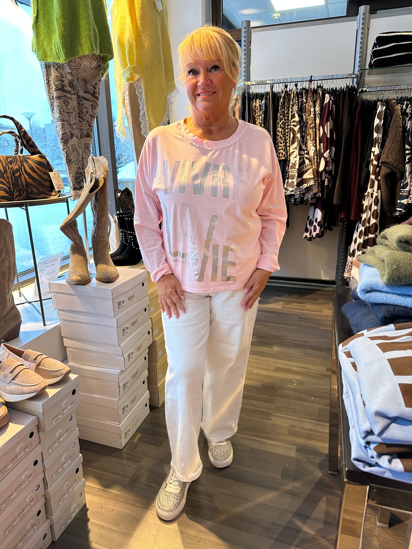 Trikoopusero La Vie roosa