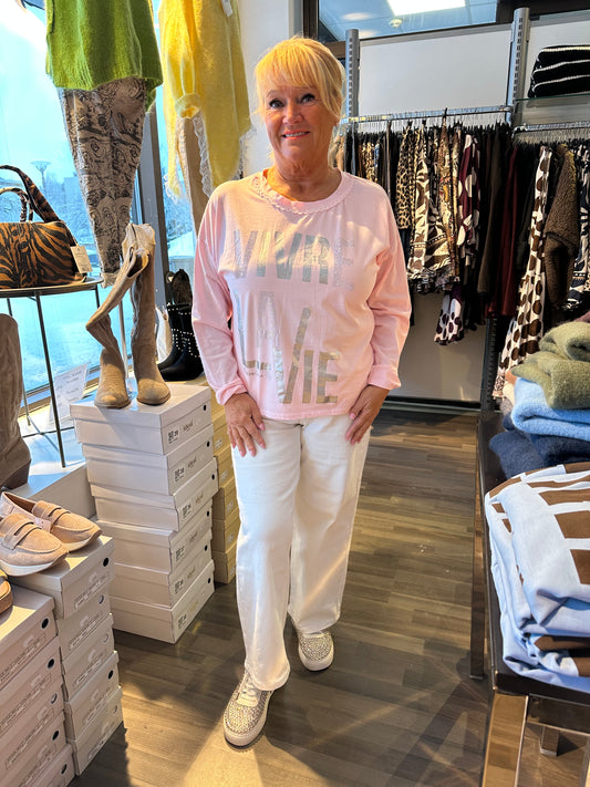 Trikoopusero La Vie roosa