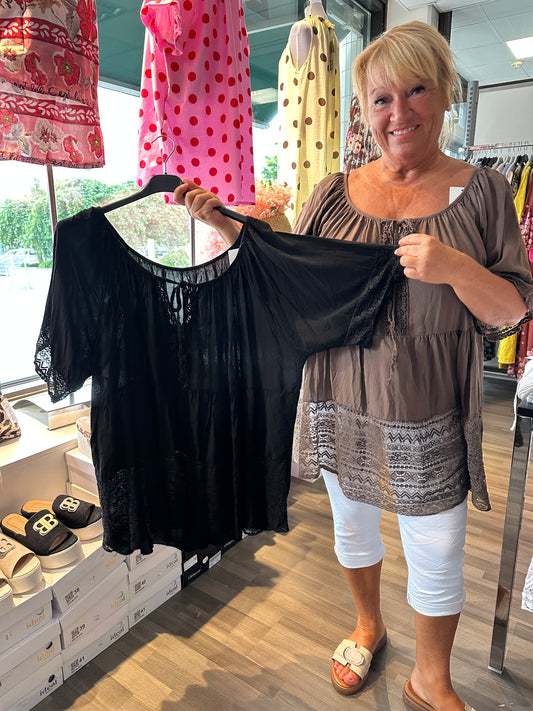 Plussize viskoositunika (3 väriä)