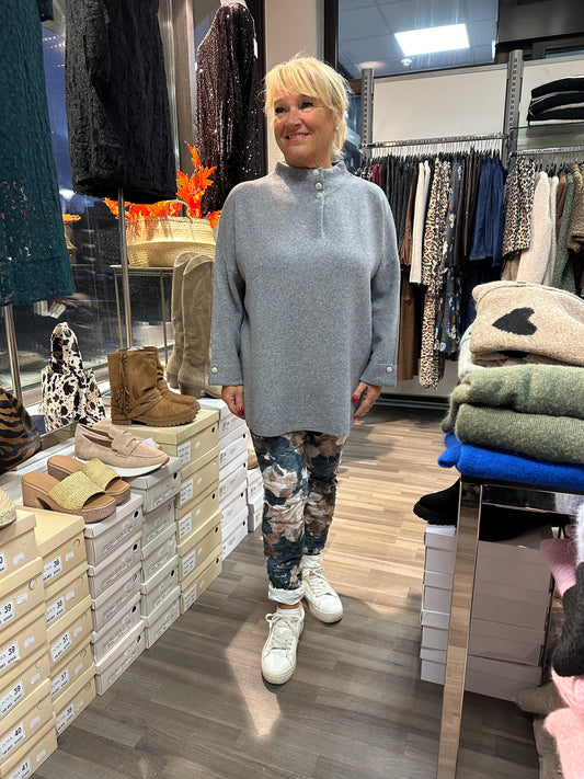 Neuletunika Diamond harmaa