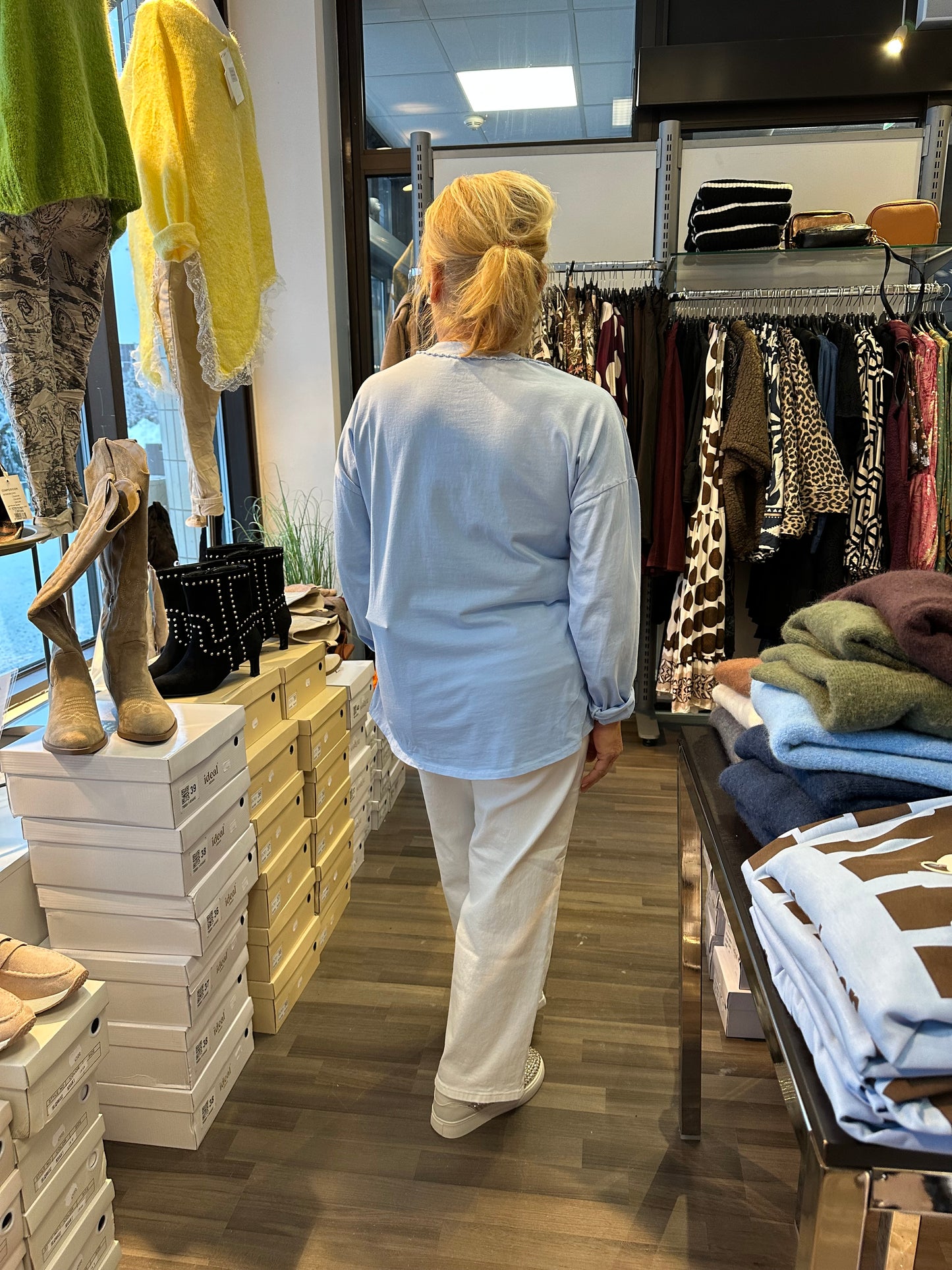 Trikoopusero La Vie sininen