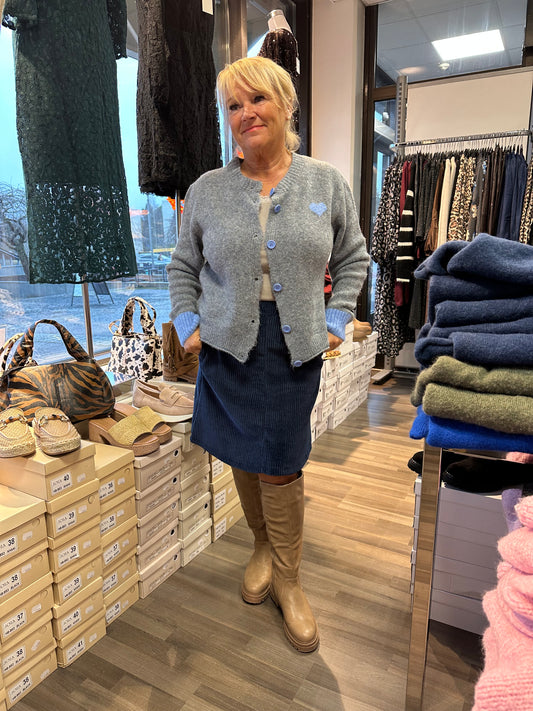 Vakosamettihame sininen