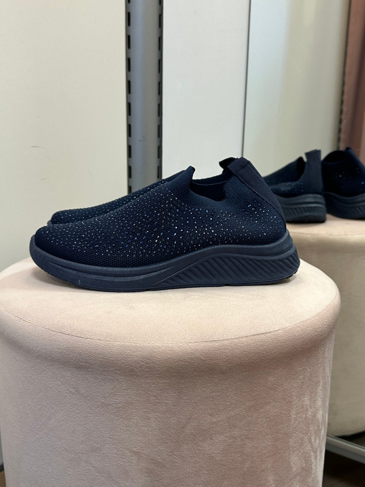 Tossutennarit blingillä sininen