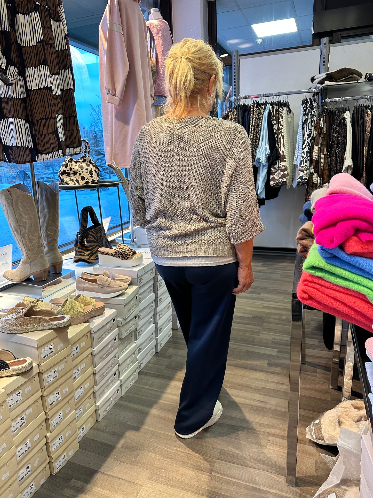 One size neule taupe