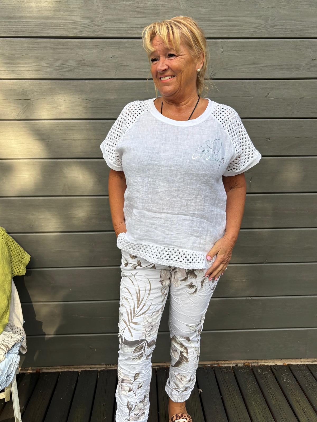 T-paita puuvilla-pellavaa (9 väriä)