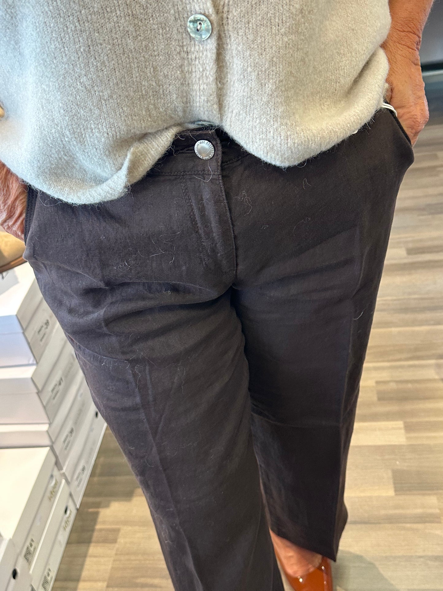 Pellava culotte Nora suklaanruskea