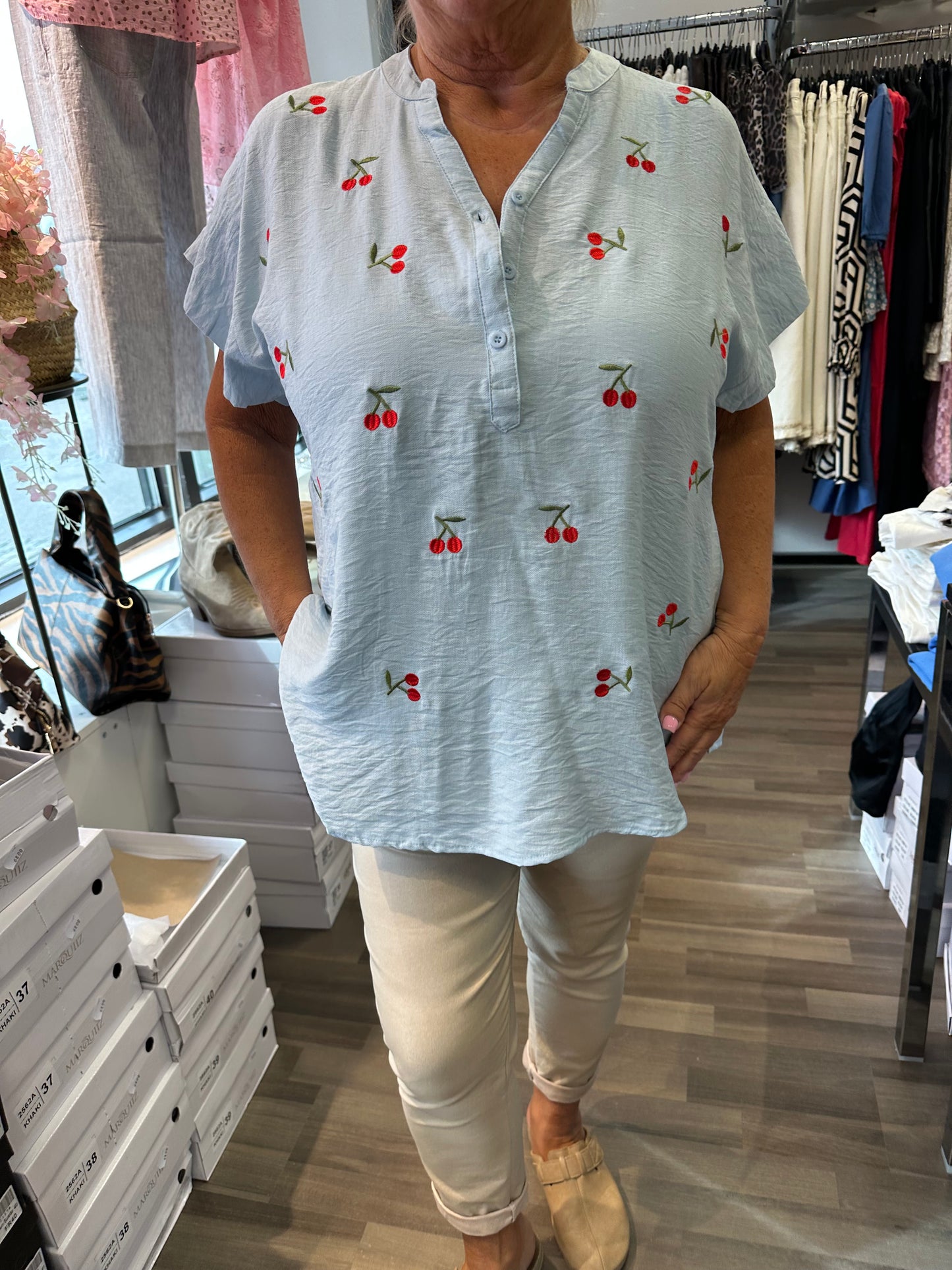 Pusero Cherry sininen