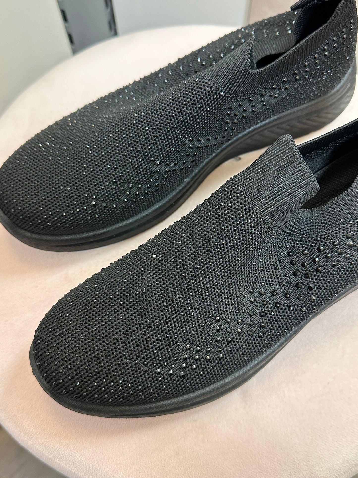 Tossutennarit blingillä musta