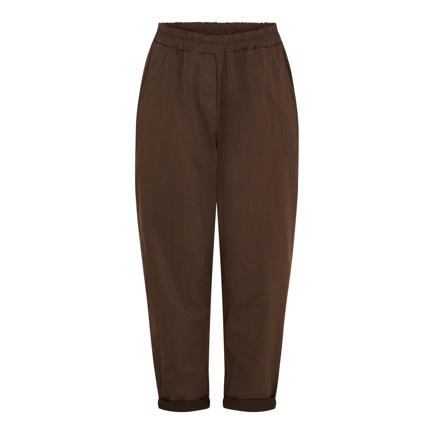 Viskoosihousu ruskea