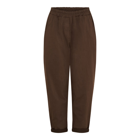 Viskoosihousu ruskea