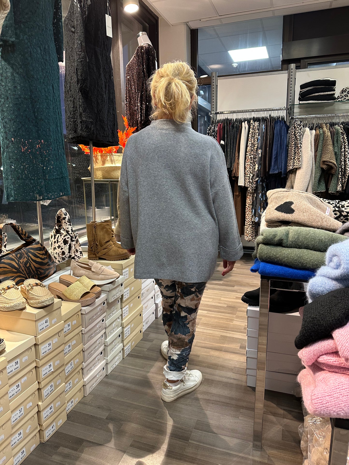 Neuletunika Diamond harmaa