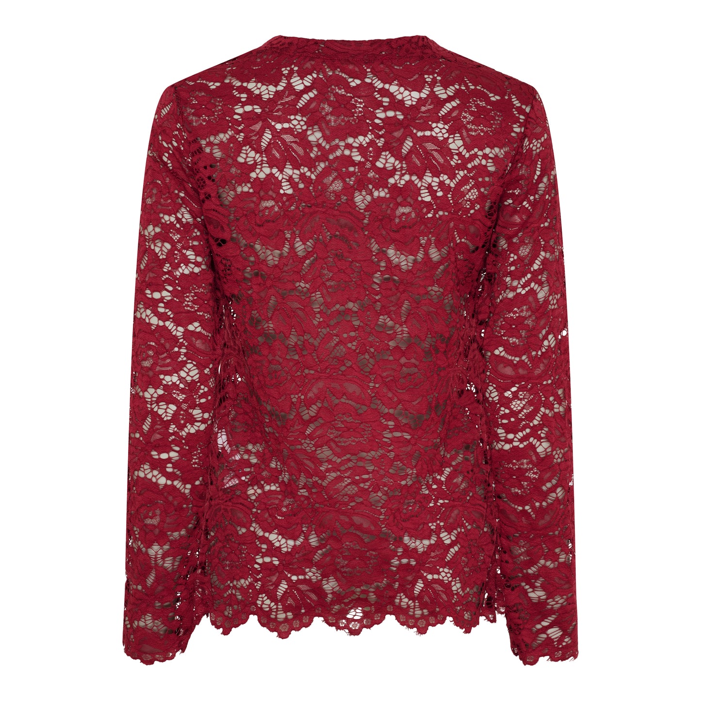 Pitsipusero viininpunainen