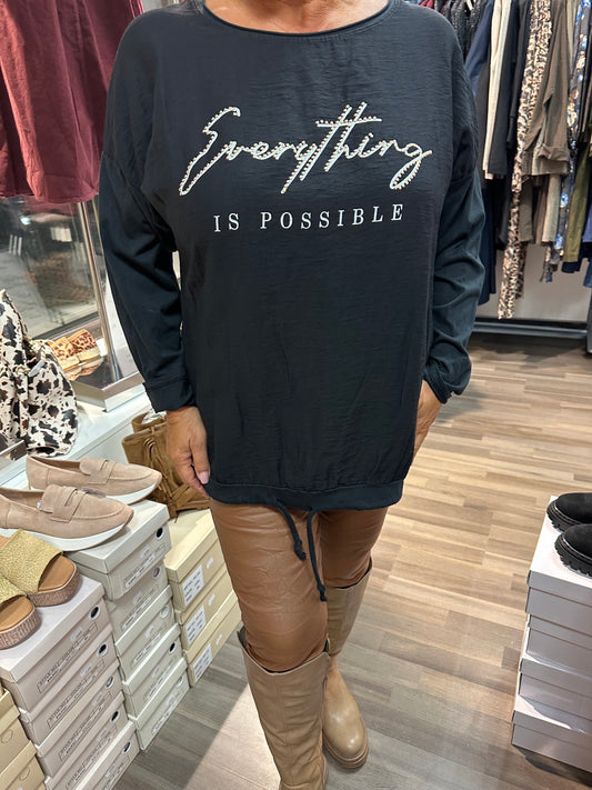 T-paita Everything Bling musta