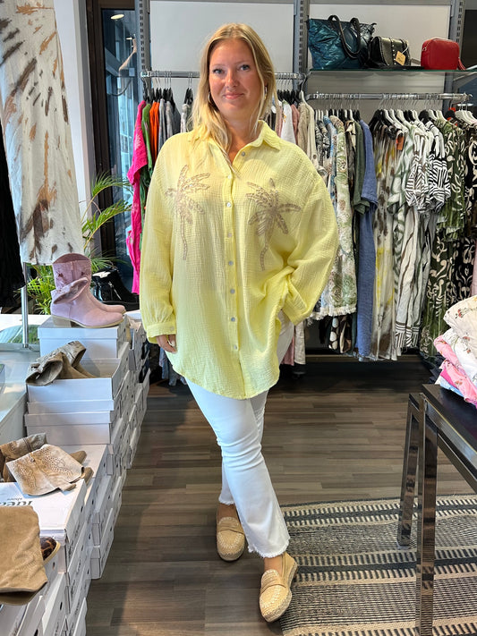 Palmupaitis vaaleankeltainen