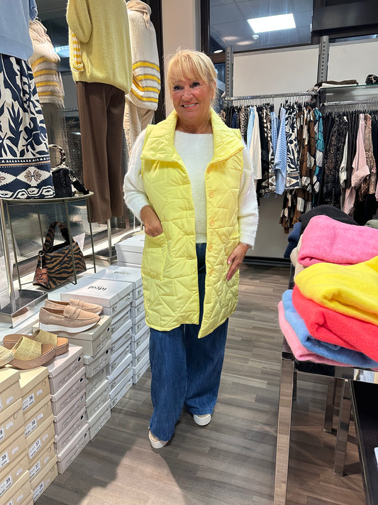 Tikkiliivi keltainen