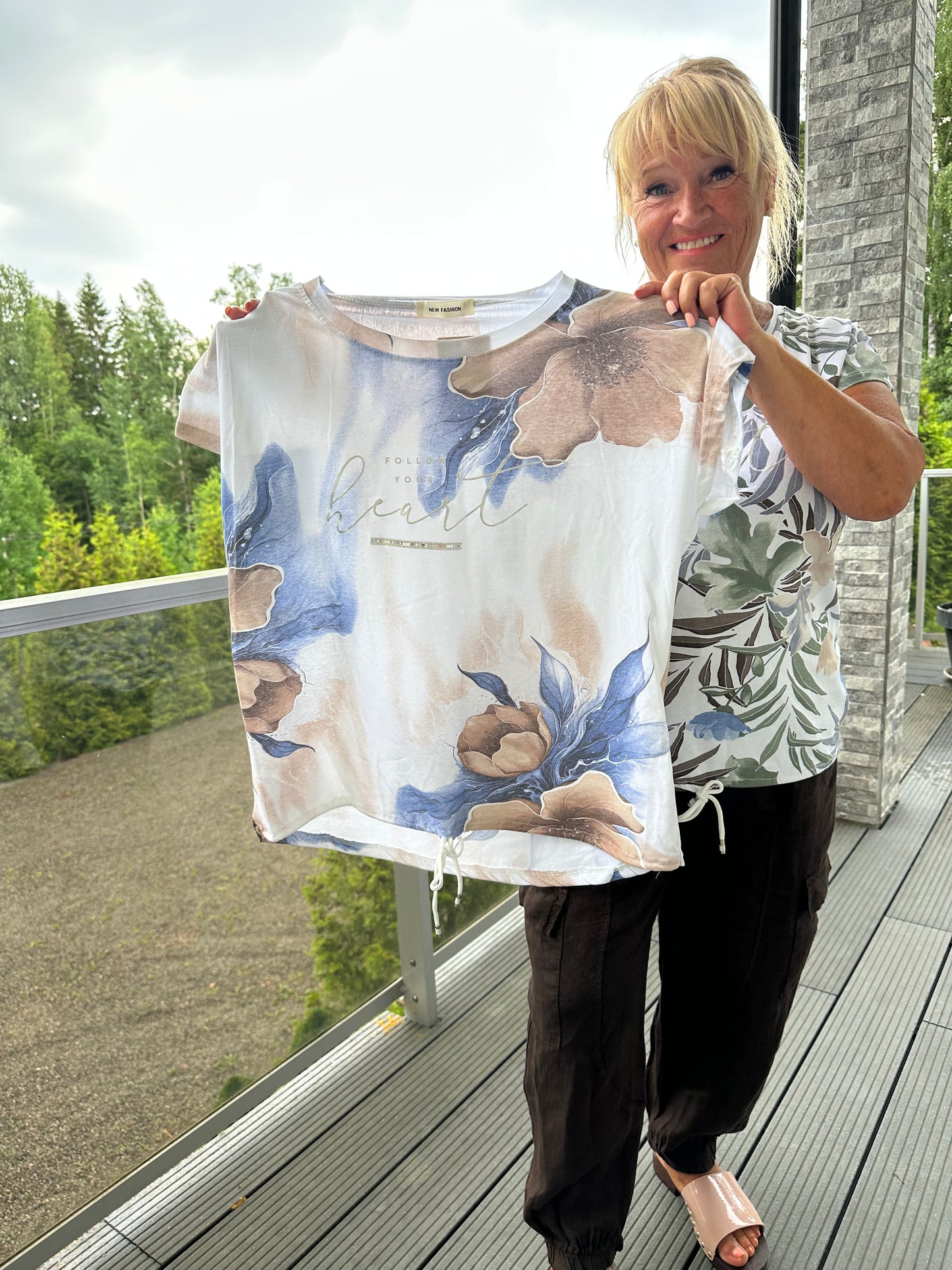 Puuvillainen t-paita (4 väriä)