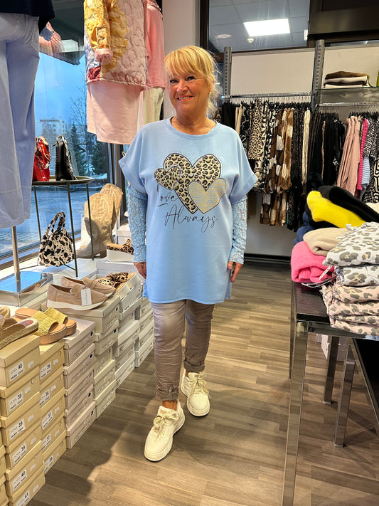 College tunika sininen