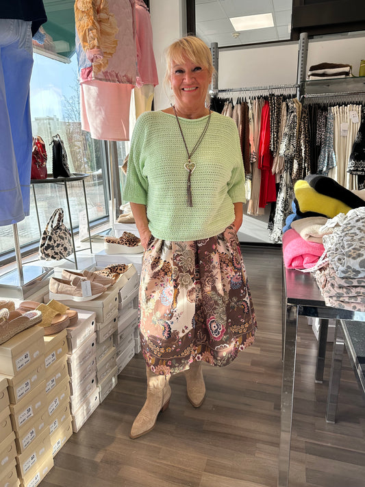 Neule Crochet vihreä