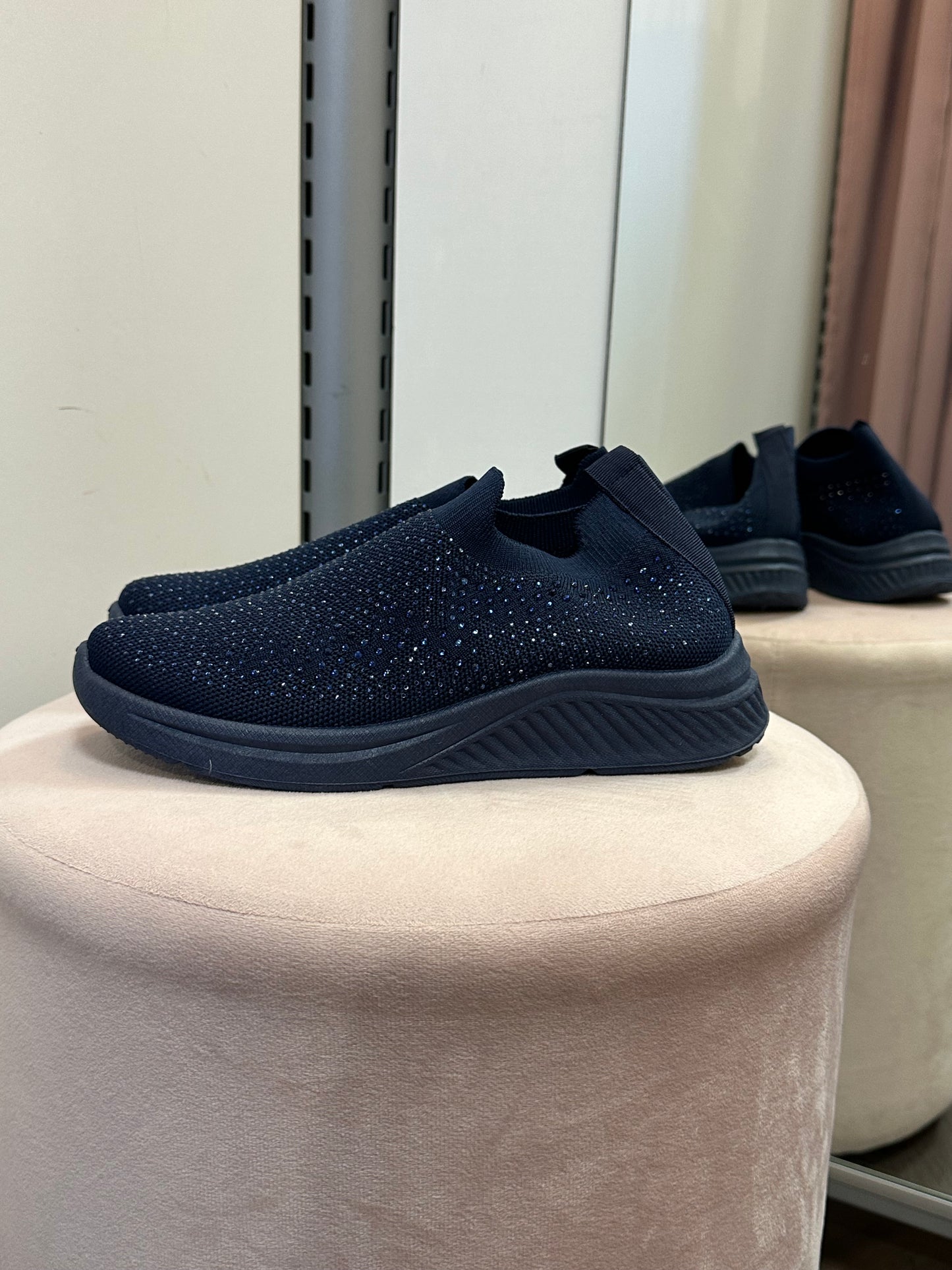 Tossutennarit blingillä sininen