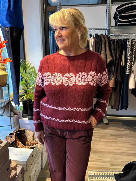 Onesize neulepusero viininpunainen