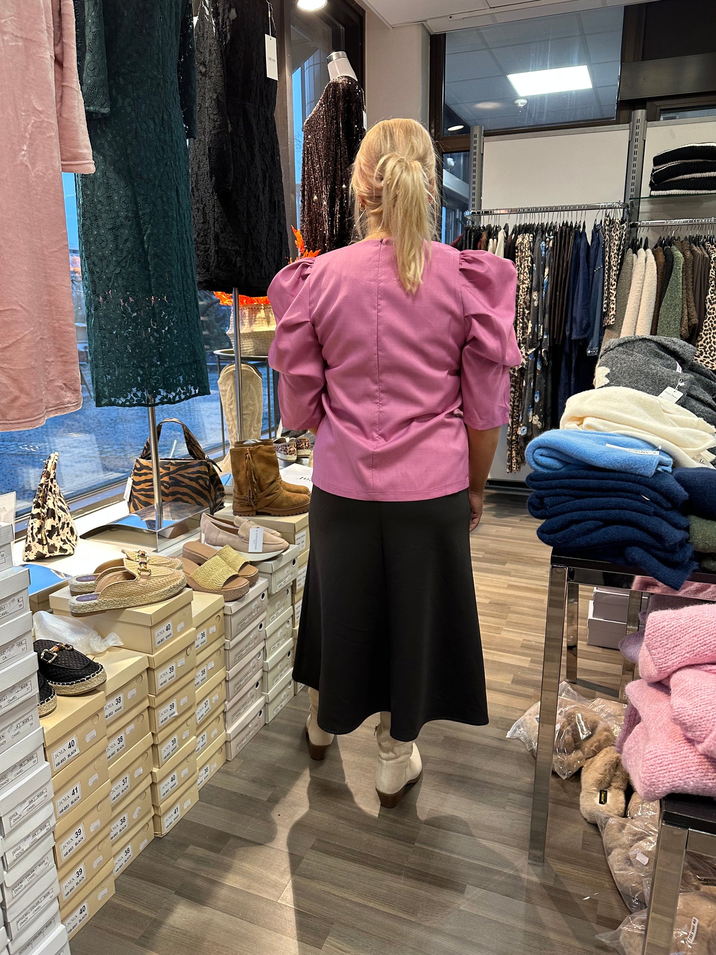 Röyhelöhiha pusero  pinkki