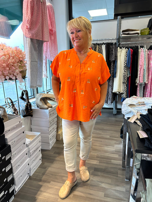 Pusero Cherry oranssi