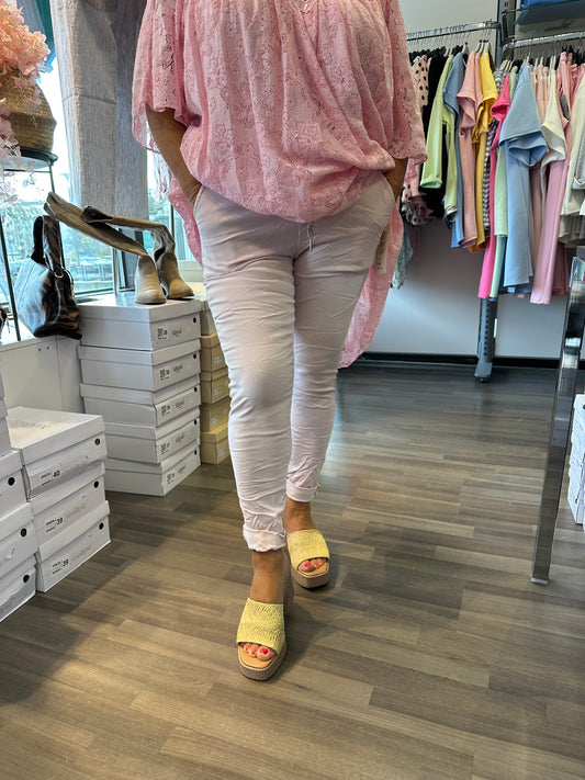 Roosa stretch housu