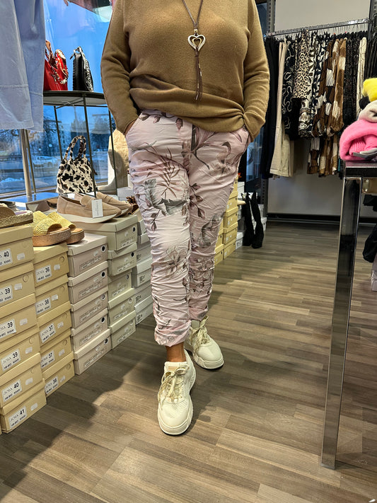 Spring Flower stretch housu roosa