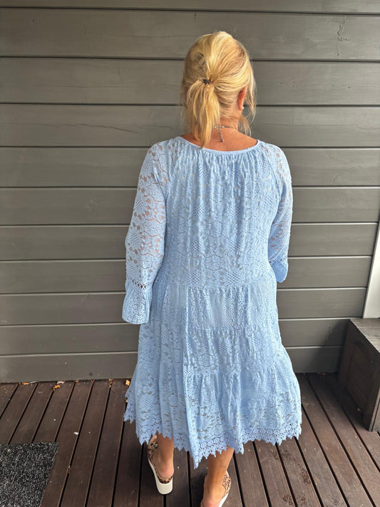 Pitsimekko vaalea sininen