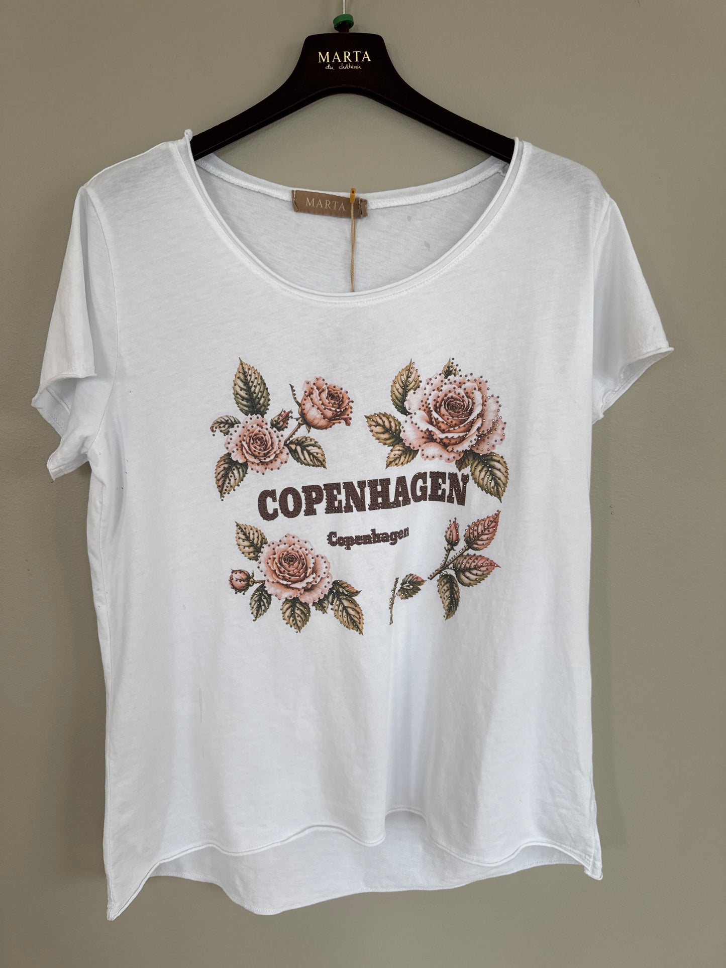 T-paita White Copenhagen