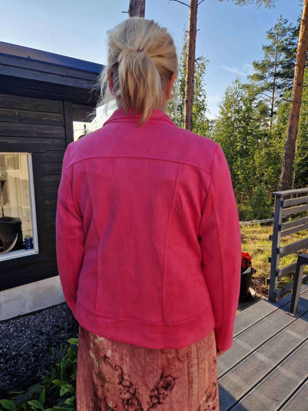 Keinomokkainen biker jakku (6 väriä)