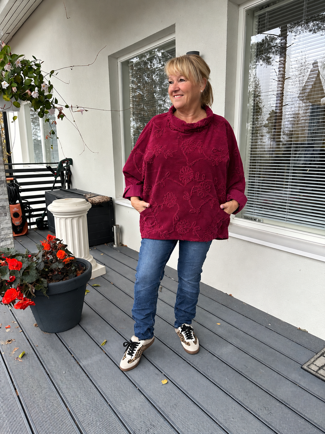 Plussize samettipusero (3 väriä)