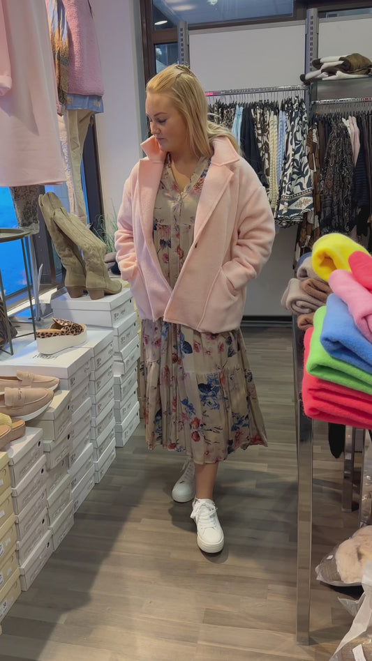 Kevätjakku vaalea roosa