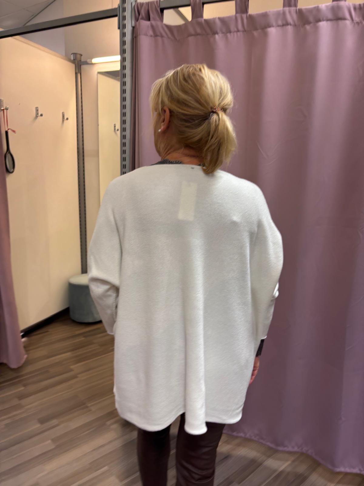 Reilumpi neule luonnonvalkoinen