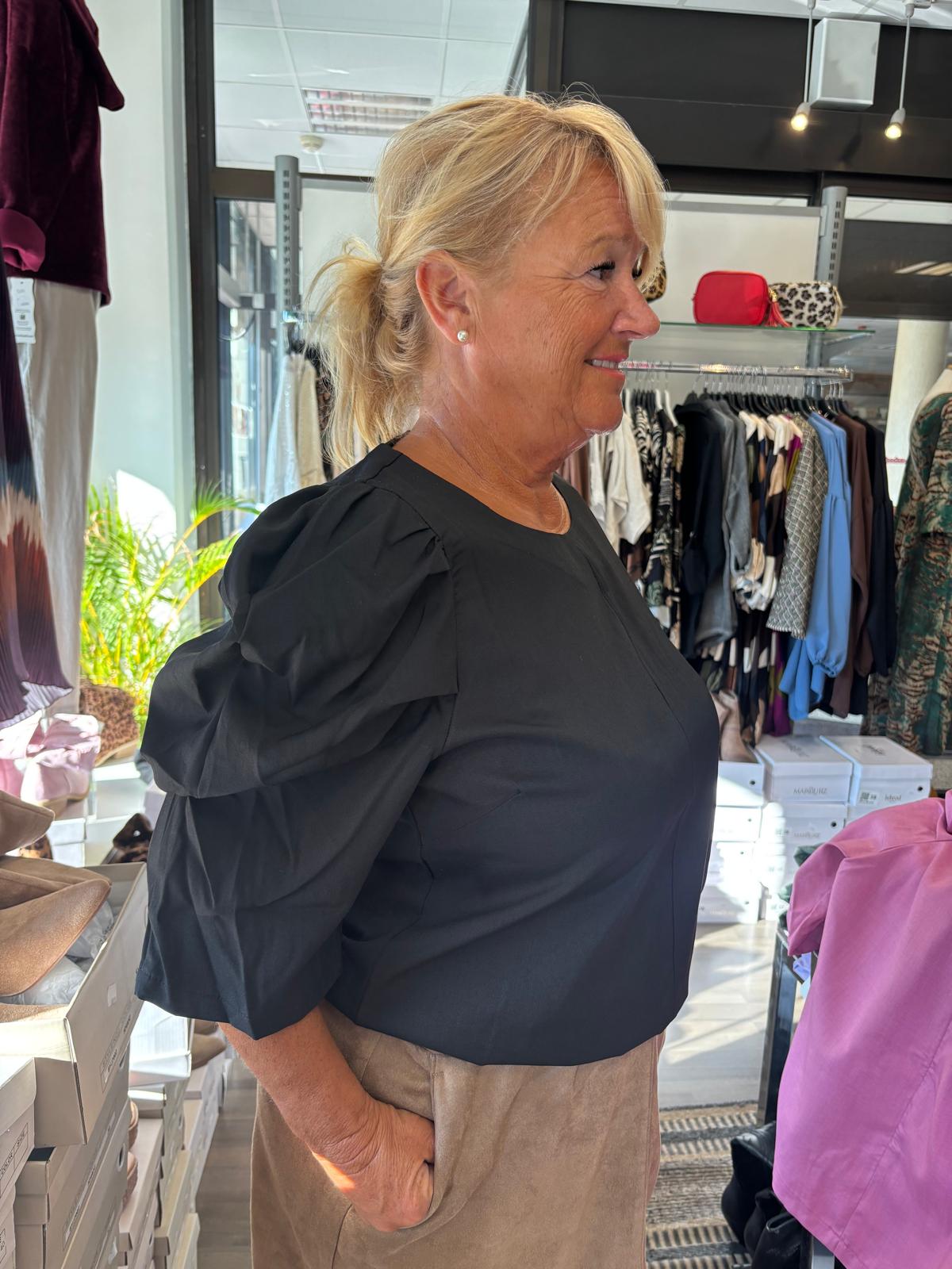 Röyhelöhiha pusero musta