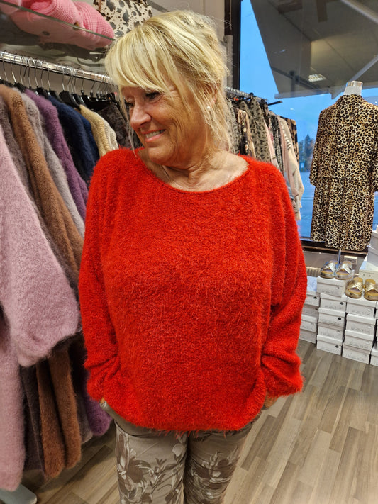 Pörröneule Anouk  punainen