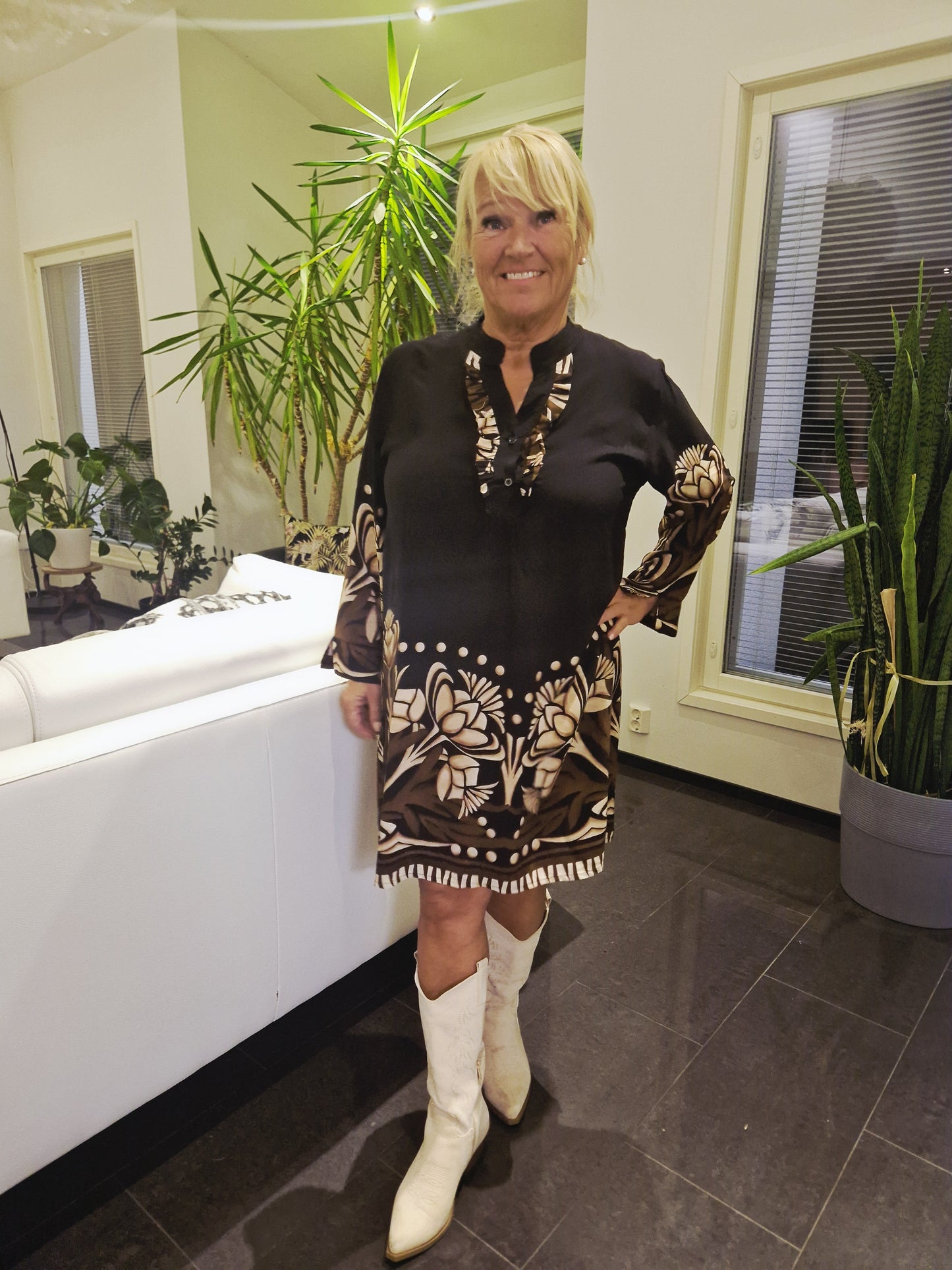 Capri tunika/mekko  musta