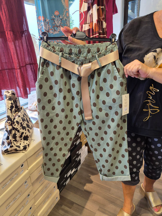 Pallollinen capri vihreä