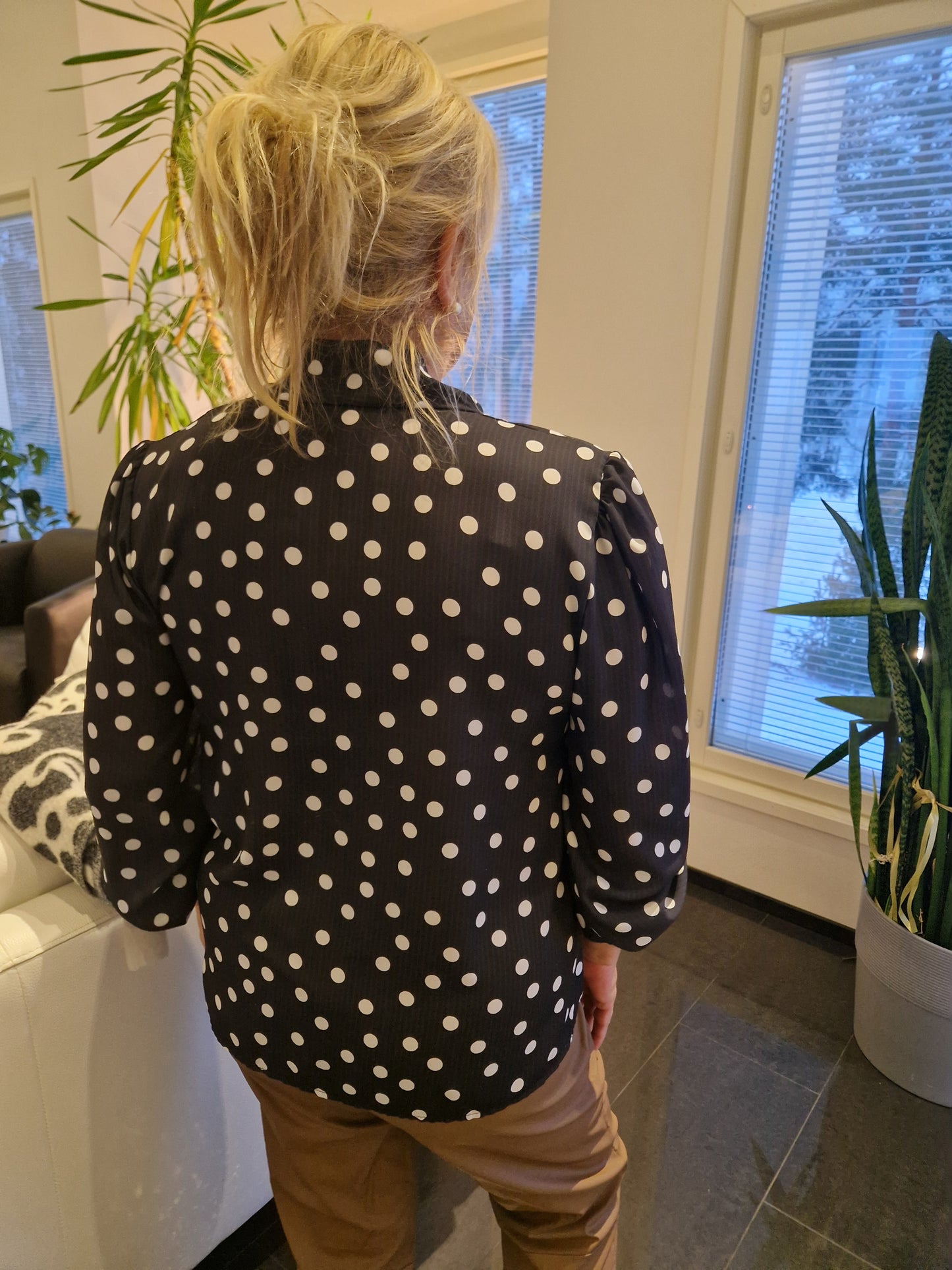 Rusetti/pallopusero tumma sininen