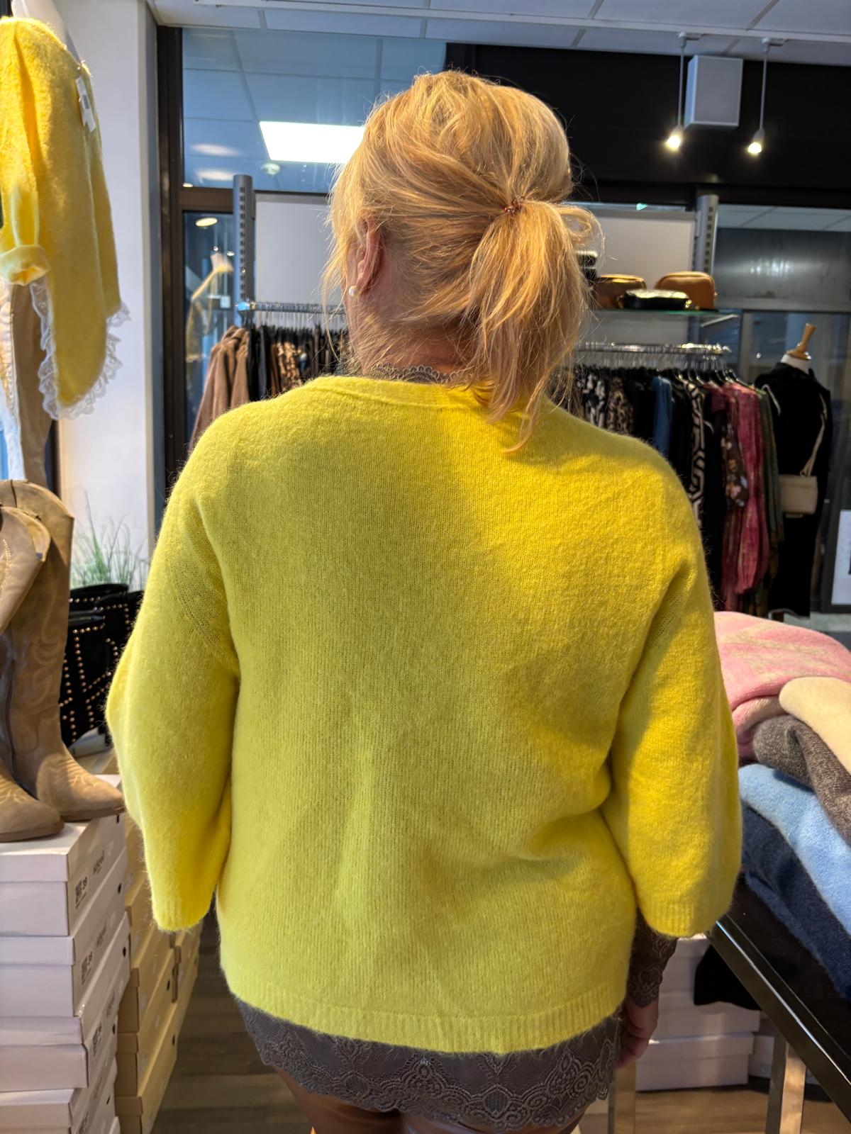 Baby Alpakka neuletakki keltainen