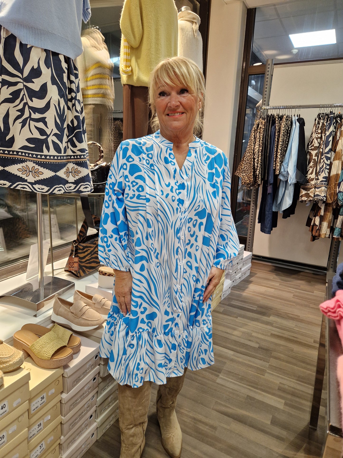 PLUSSIZE Tunika/mekko  sininen