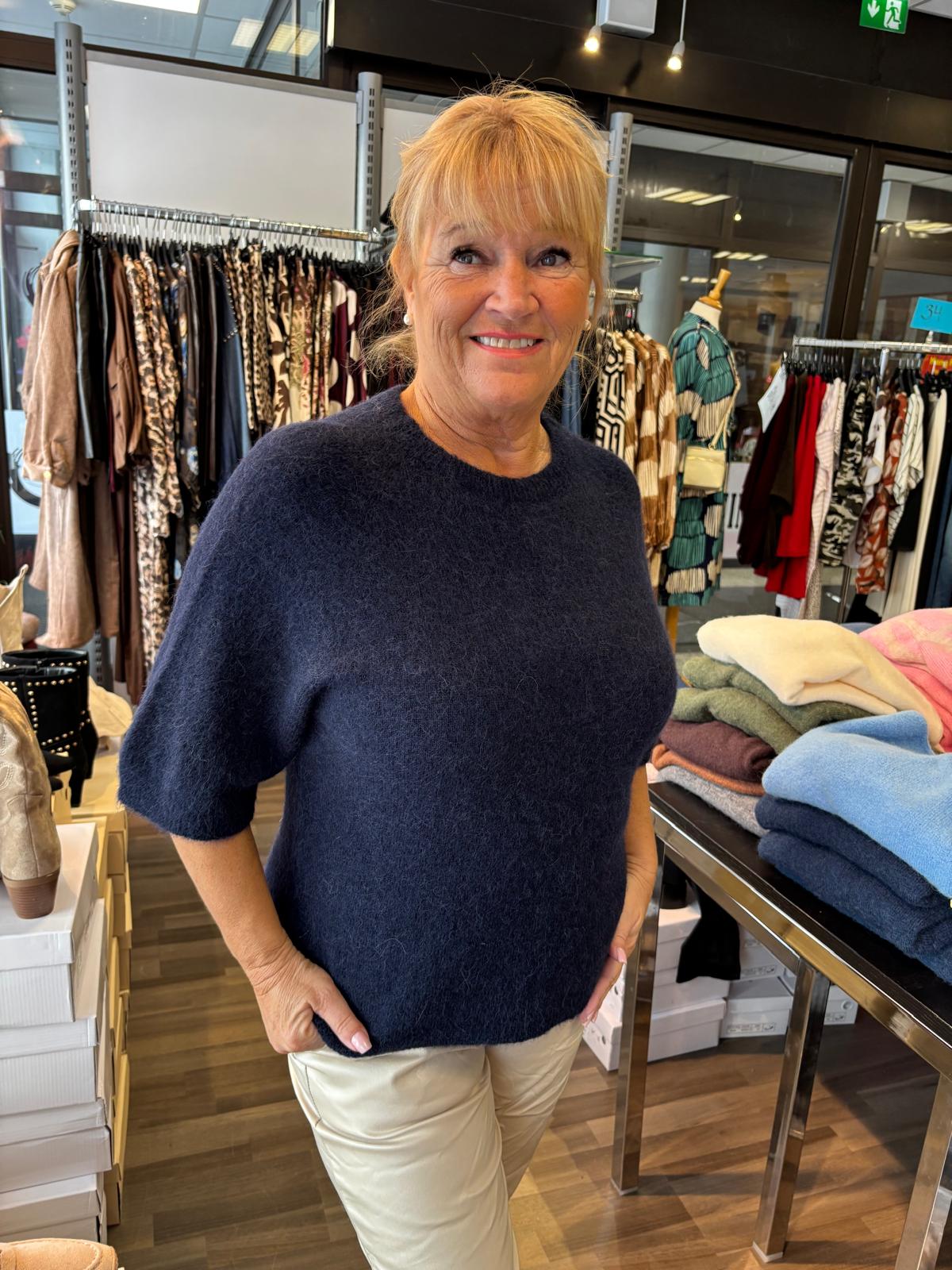 Alpakka-sekoite neule navy blue