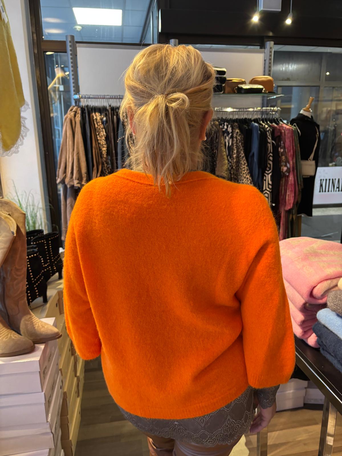 Baby Alpakka neuletakki oranssi