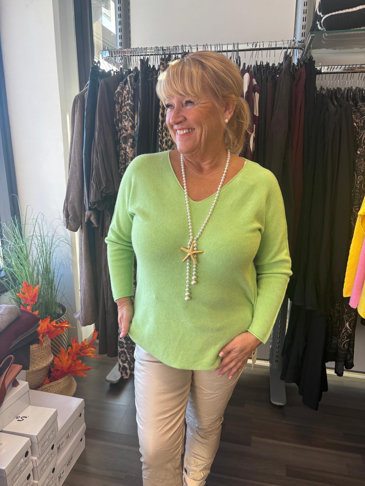 Neulepusero omppuvihreä