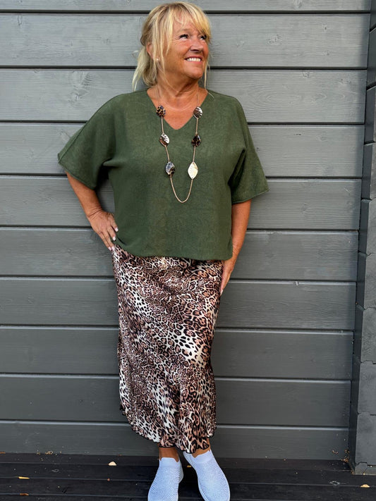 Laatikkoneule vihreä