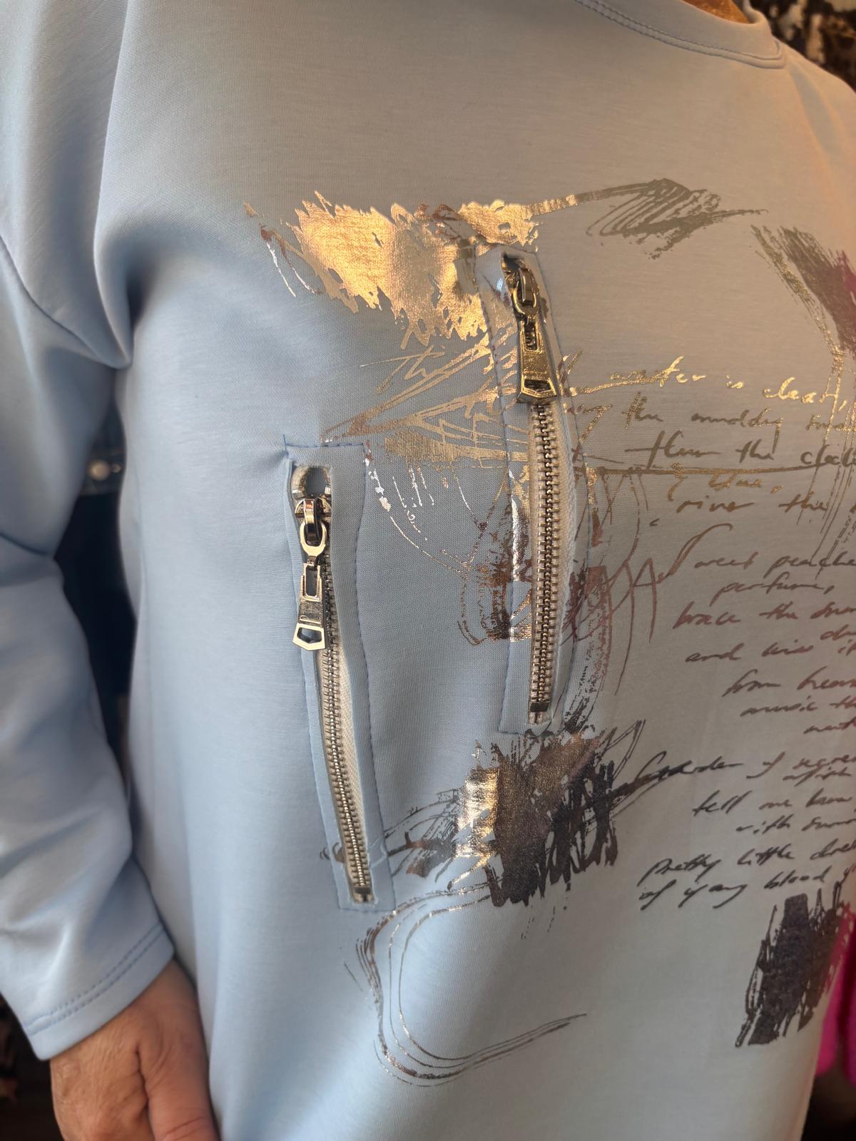 Pusero/tunika  vaalean sininen