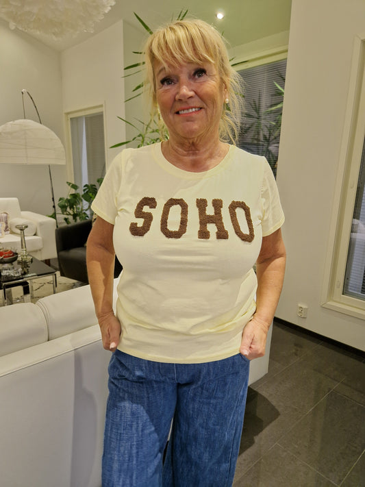 T-paita SOHO keltainen